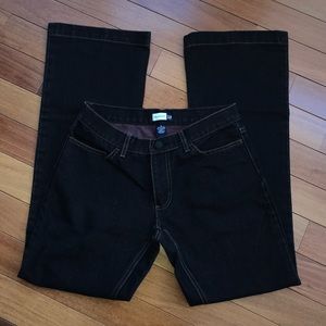 GAP Long and Lean red sparkles jeans
